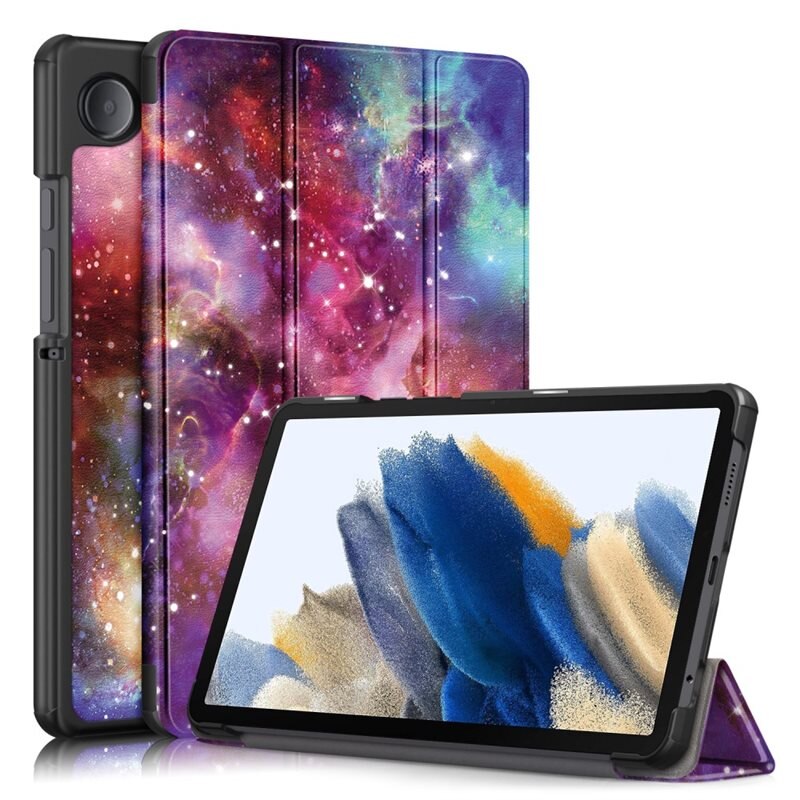 Fodral Tri-fold Samsung Galaxy Tab A9 Plus Rymd - Skyddande fodral med stödfunktion