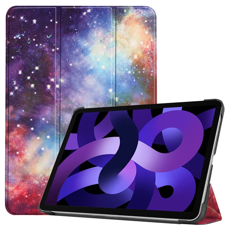 Fodral Tri-fold Apple iPad Air 11 7th Gen (2025) Rymd - Skyddande fodral med stödfunktion