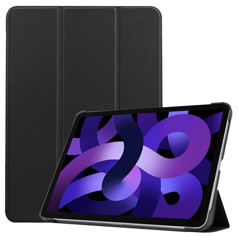 Fodral Tri-fold Apple iPad Air 11 7th Gen (2025) Svart - Skyddande fodral med stödfunktion