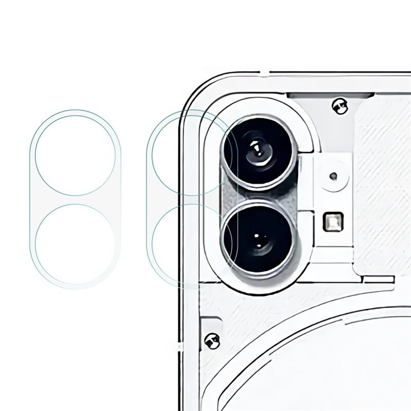 Härdat Glas Linsskydd Nothing Phone 1 (2-pack) - Kameraskydd
