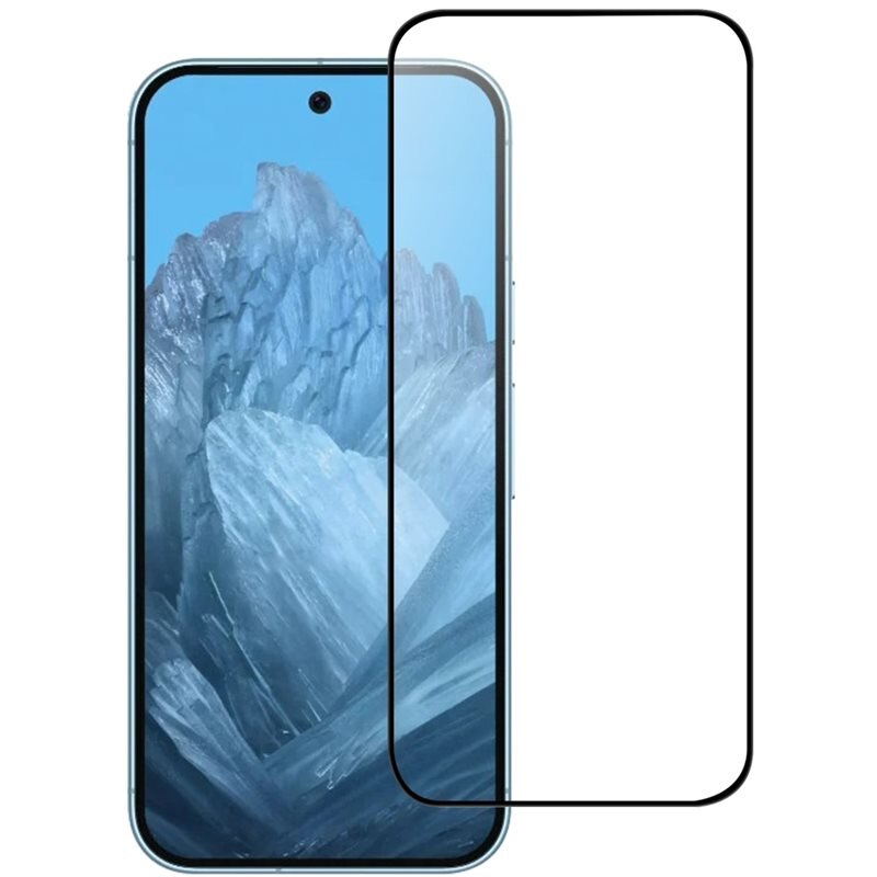 Heltäckande Härdat Glas Skärmskydd Google Pixel 10 Pro XL svart - Skärmskydd som täcker hela skärmen, med svart kant