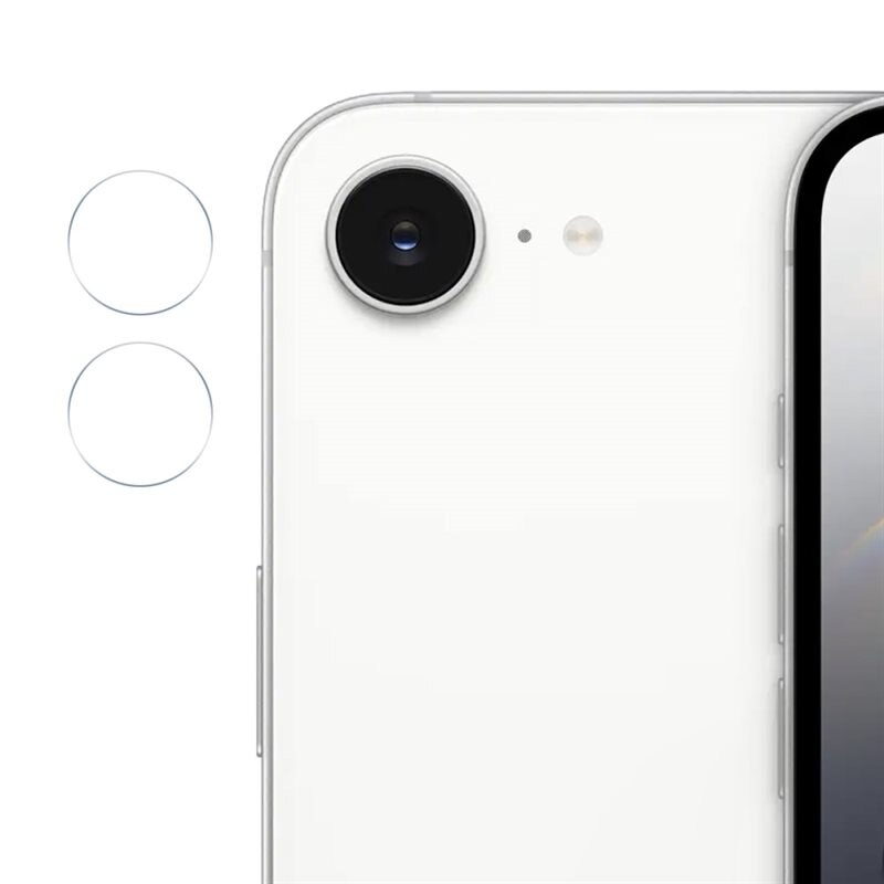 Hat Prince 0.2mm Härdat Glas Linsskydd iPhone 16e (2-pack)