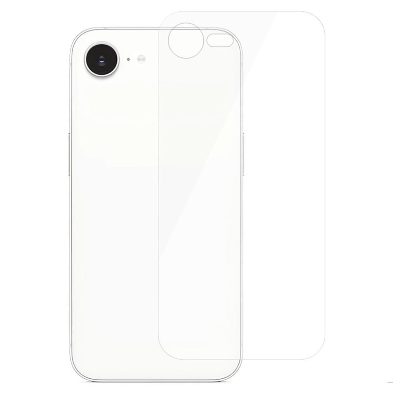Härdat Glas 0.3mm Baksida iPhone 16e - Skärmskydd för baksidan av telefonen