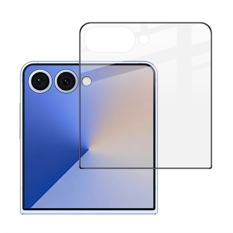 Imak Heltäckande Härdat Glas Skärmskydd Samsung Galaxy Z Flip 7 svart