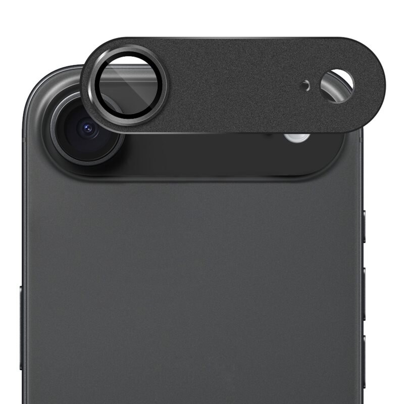 Hat Prince Kameraskydd Aluminium + Härdat Glas iPhone 17 Air Brun - Färgglatt heltäckande linsskydd