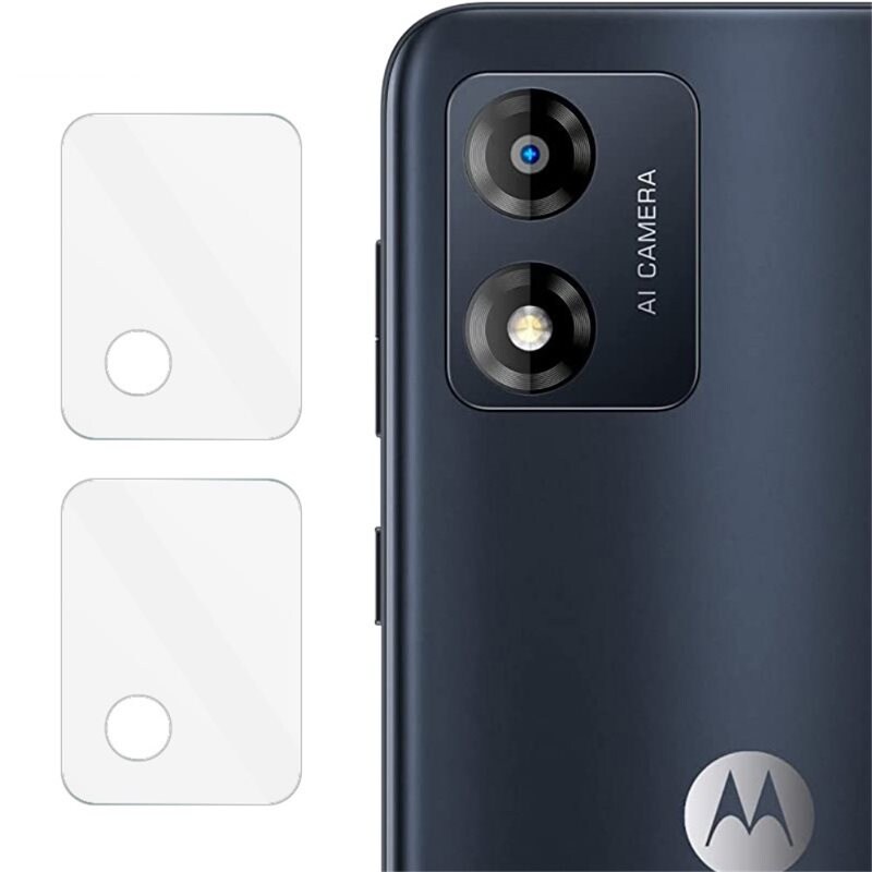 Imak 2-pack Härdat Glas Linsskydd Motorola Moto E13 Genomskinlig - Kameraskydd