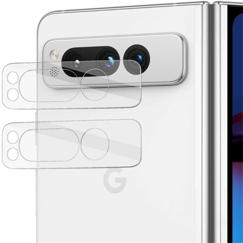 Imak 2-pack Härdat Glas Linsskydd Google Pixel Fold Genomskinlig - Kameraskydd