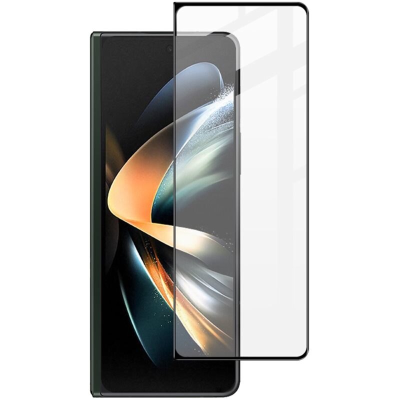 Imak Heltäckande Härdat Glas Skärmskydd Samsung Galaxy Z Fold 5 svart - Skärmskydd