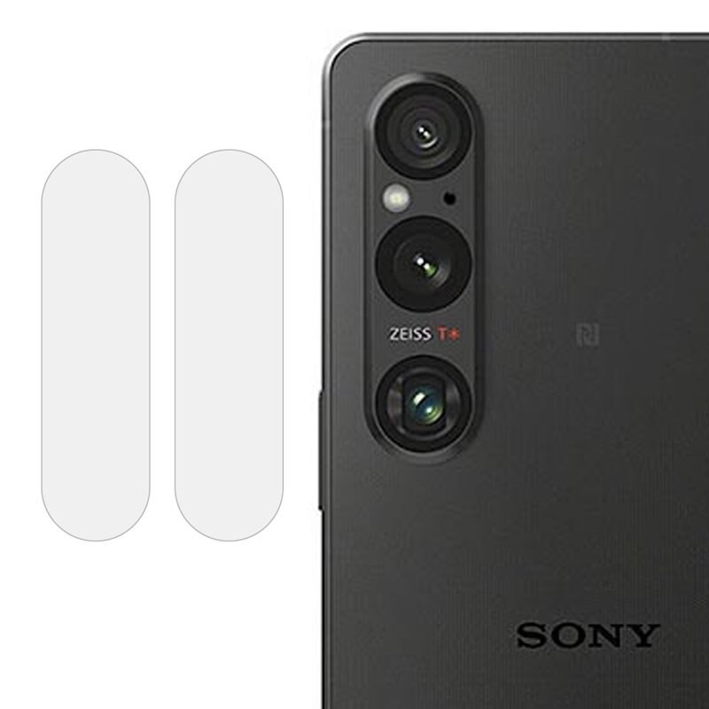 Härdat Glas Linsskydd Sony Xperia 1 V (2-pack) - Kameraskydd