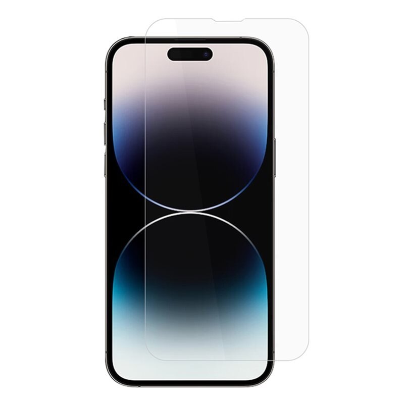 iPhone 15 Plus Skärmskydd Härdat Glas 0.3mm - Tunt skärmskydd i tåligt härdat glas