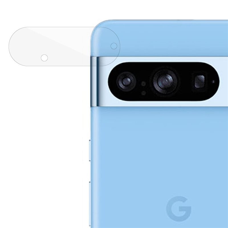 Härdat Glas Linsskydd Google Pixel 8 Pro - Heltäckande kameraskydd i härdat glas