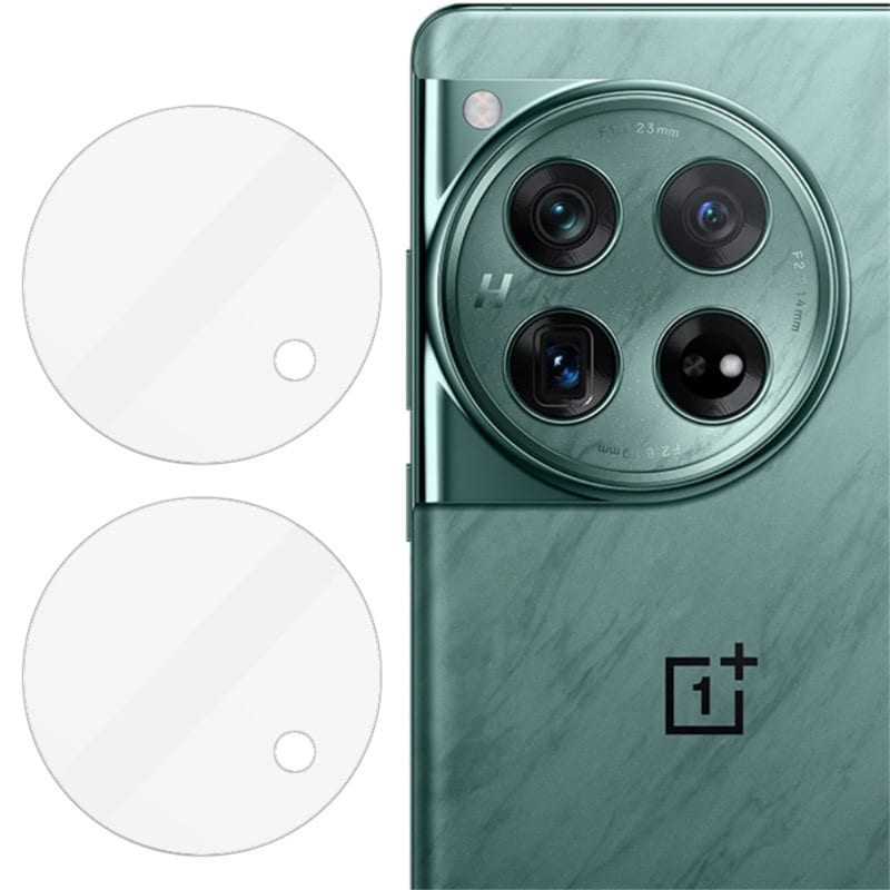 Imak 2-pack Härdat Glas Linsskydd OnePlus 12 Genomskinlig - Kameraskydd