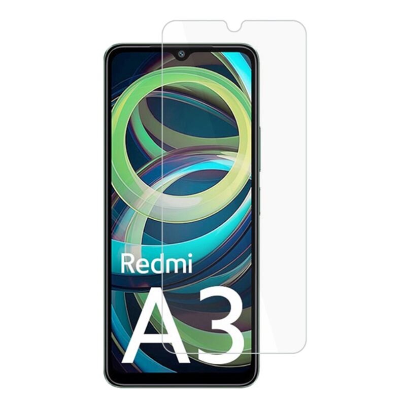 Xiaomi Redmi A3 Skärmskydd Härdat Glas 0.3mm - Tunt skärmskydd i tåligt härdat glas