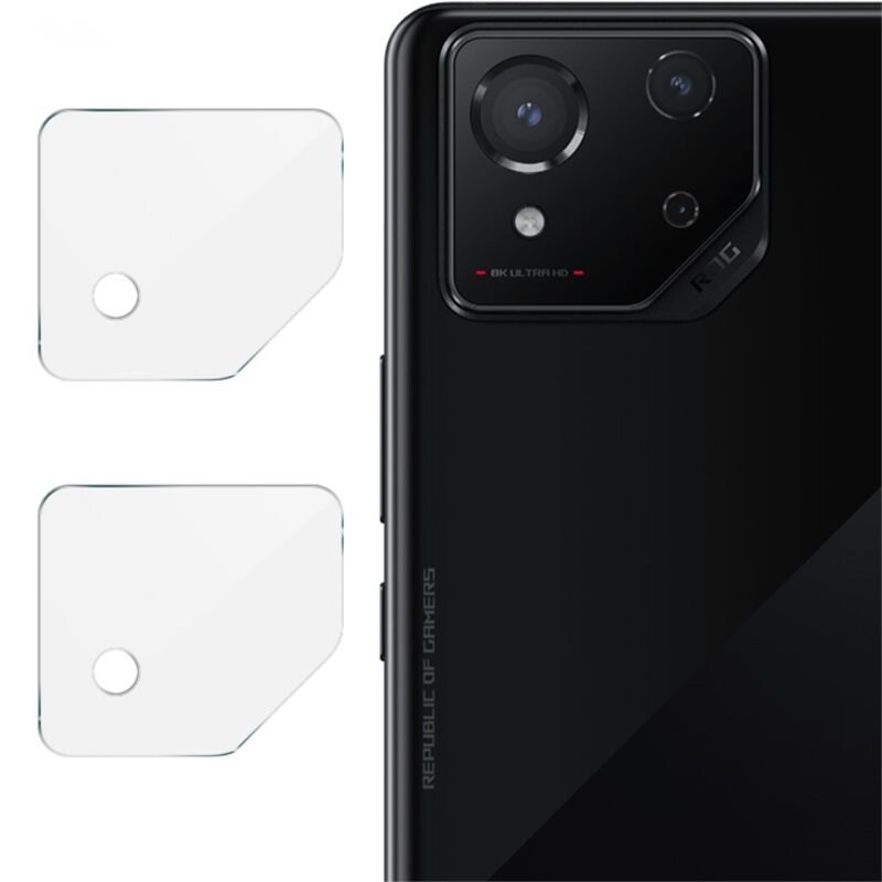 Imak 2-pack Härdat Glas Linsskydd Asus ROG Phone 8 Genomskinlig - Kameraskydd