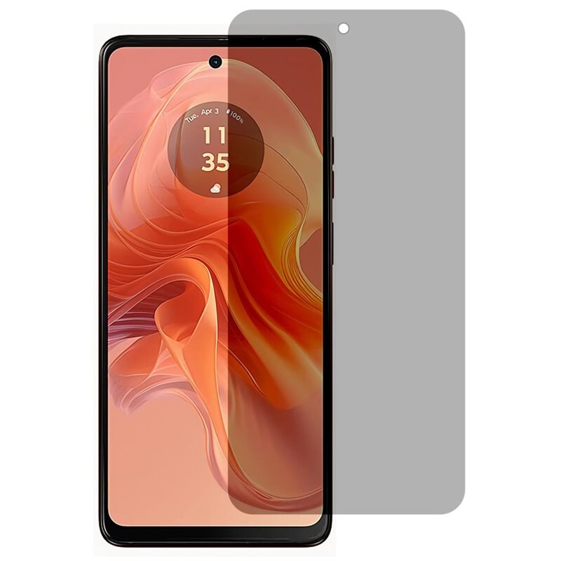 Privacy Härdat Glas Skärmskydd Motorola Moto G24 Power - Skärmskydd med sekretessfilter - Skydda din integritet