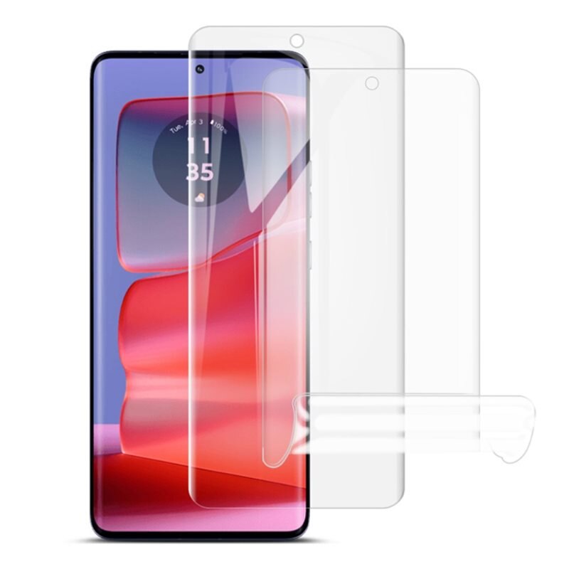Imak Hydrogel Film Heltäckande Motorola Edge 50 Fusion (2-pack) - Skärmskydd