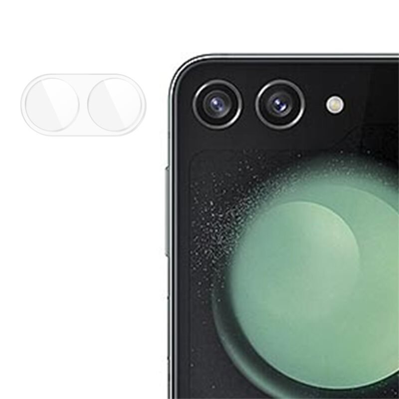 Härdat Glas Linsskydd Samsung Galaxy Z Flip 7 FE - Heltäckande kameraskydd i härdat glas