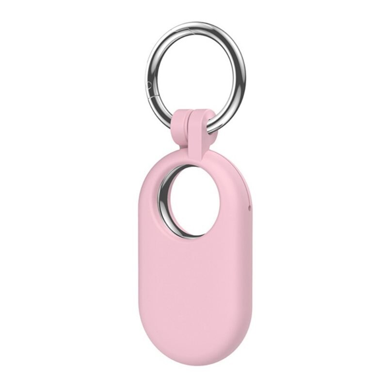 Nyckelring Silikon Samsung Galaxy SmartTag 2 rosa - Skyddande skal med nyckelring