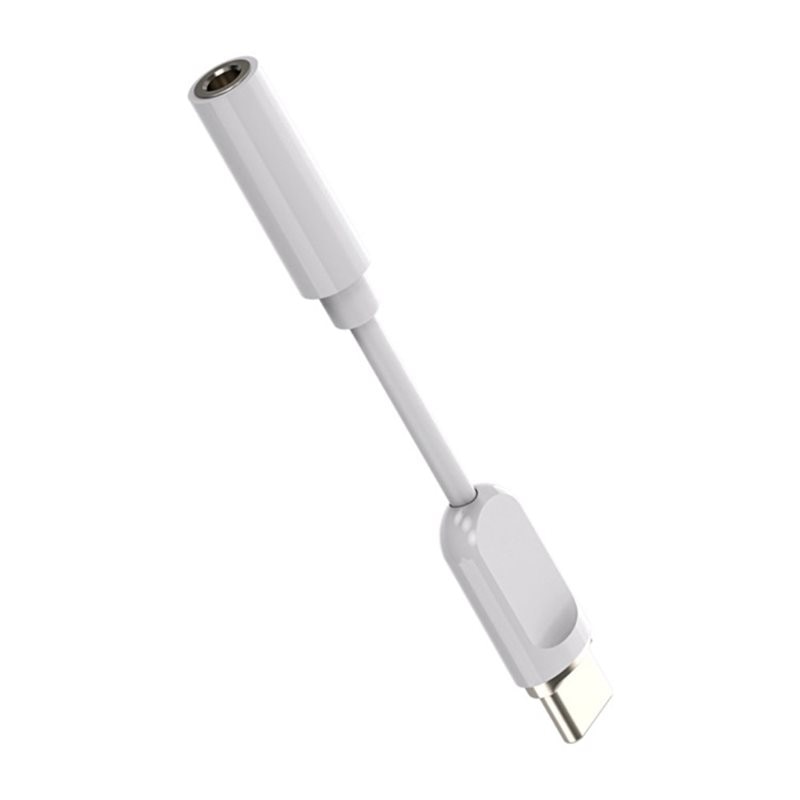 Hörlursadapter USB-C till 3.5mm DAC vit - Adapter