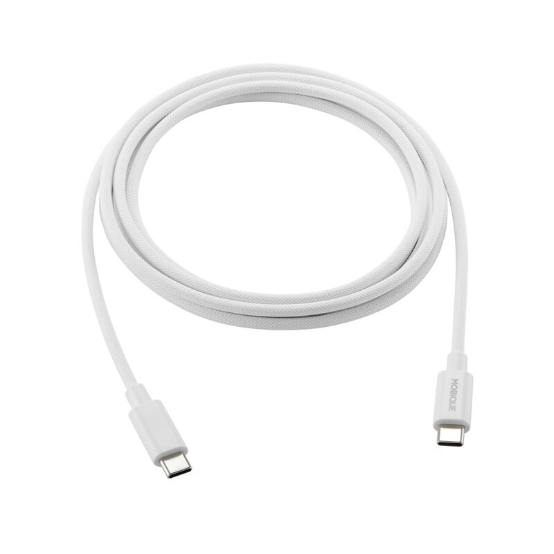 Mobique Premium USB-C till USB-C Kabel 2m vit