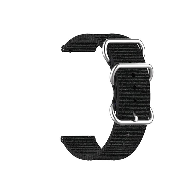 Natoarmband Samsung Galaxy Watch 6 44mm svart - Snyggt armband