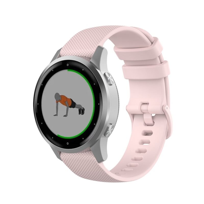 Silikonarmband Garmin Vivoactive 4s Rosa - Sportigt armband perfekt för träningen