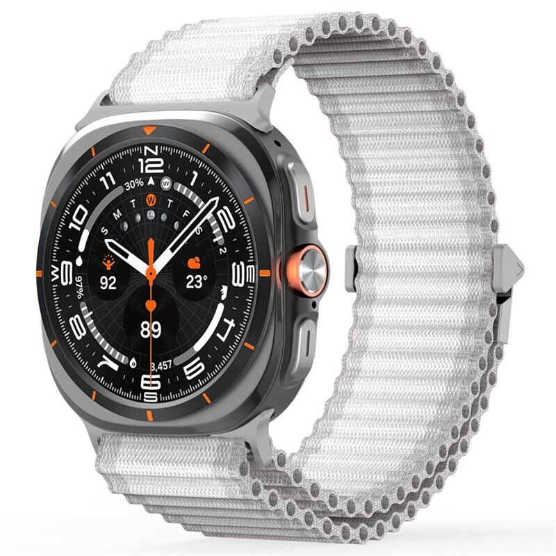 Dux Ducis Active Nylon Armband Samsung Galaxy Watch Ultra 47mm Vit