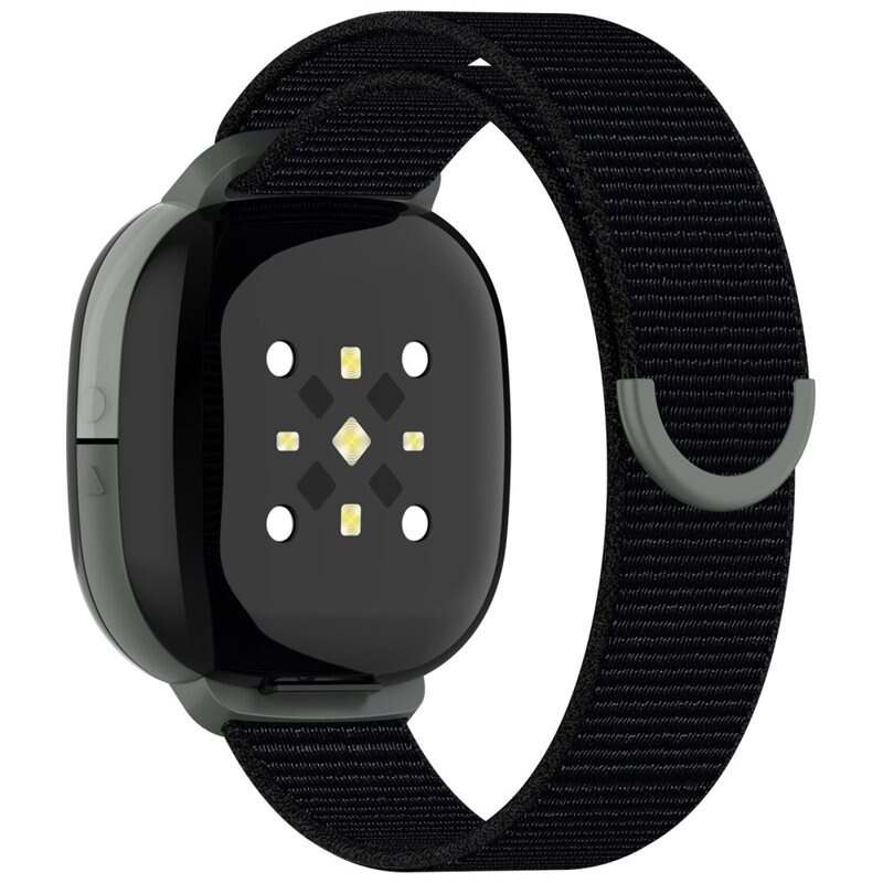 Nylonarmband Fitbit Ace LTE Svart - Armband i skön och ventilerande nylon