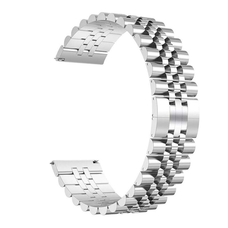 Stainless Steel Bracelet Amazfit Bip 5 Silver - Lyxig armband i rostfritt stål