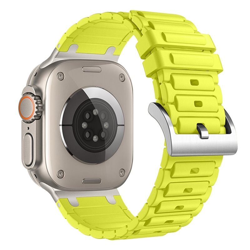 Tough Silicone Strap Apple Watch Ultra 49mm 2nd Gen Gul