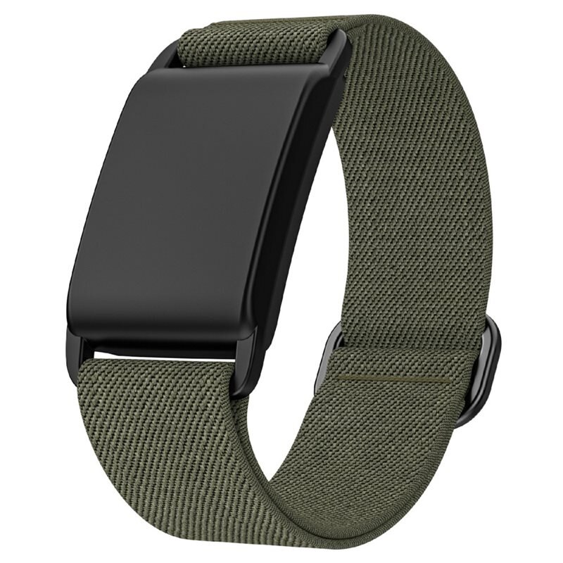 Elastiskt Nylonarmband Whoop 4.0 Mörkgrön - Armband i skön och ventilerande nylon