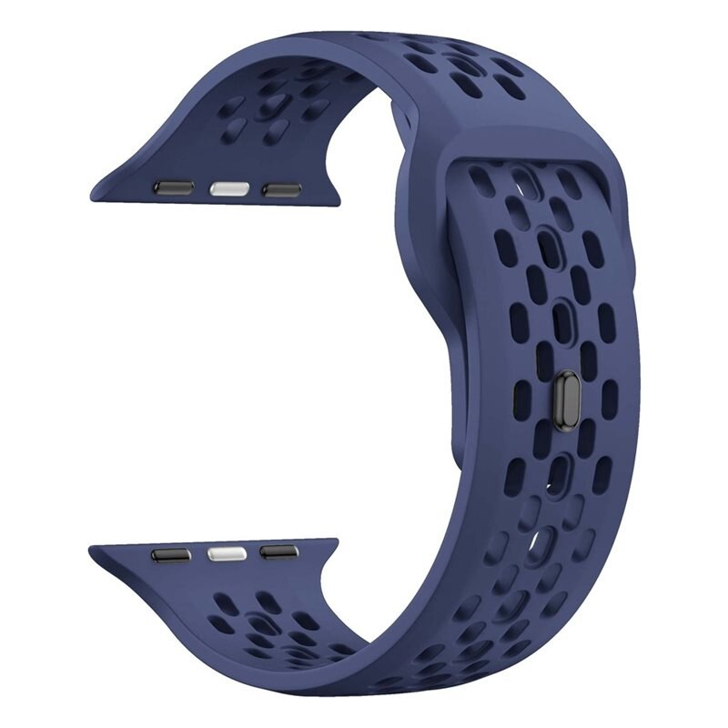 Silikonarmband Sport Apple Watch Ultra 49mm 2nd Gen Mörkblå - Perfekt armband för träningen