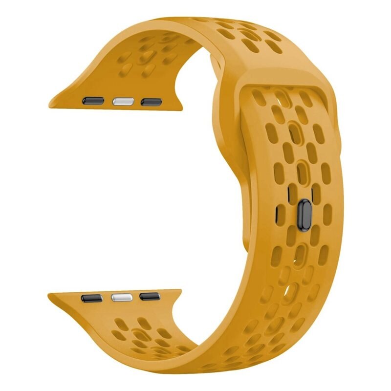 Silikonarmband Sport Apple Watch Ultra 49mm 2nd Gen Gul - Perfekt armband för träningen