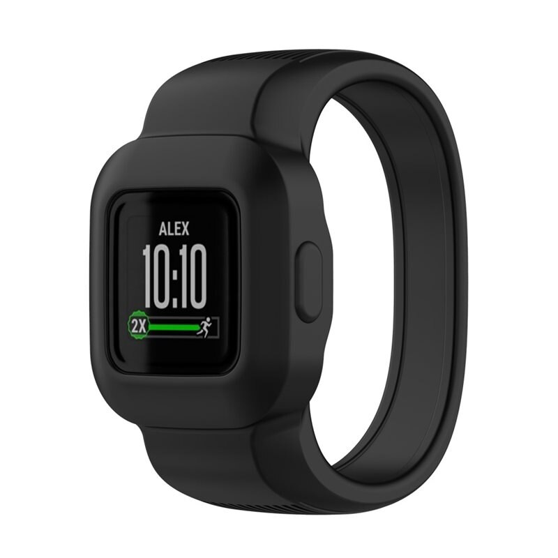 Silikonarmband Garmin Vivofit Jr. 3 svart - Sportigt armband perfekt för träningen