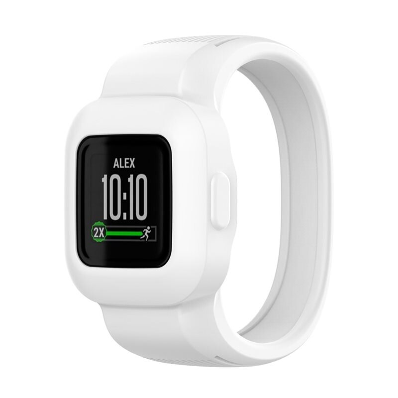 Silikonarmband Garmin Vivofit Jr. 3 vit - Sportigt armband perfekt för träningen