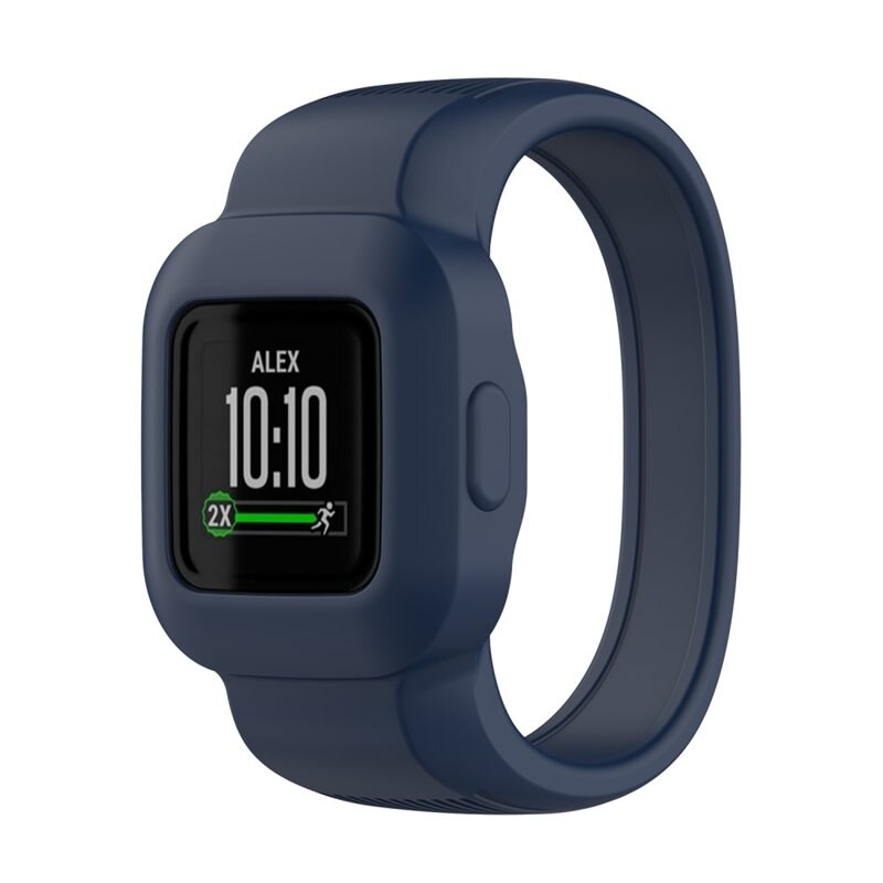 Silikonarmband Garmin Vivofit Jr. 3 blå - Sportigt armband perfekt för träningen