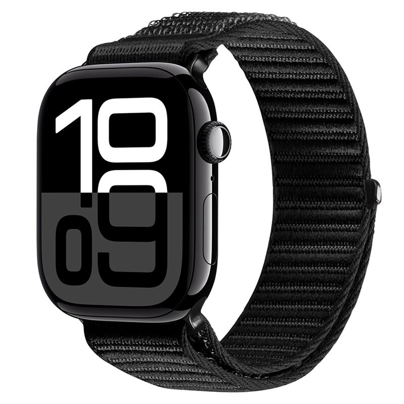 Dux Ducis Nylon Armband Apple Watch SE 40mm Svart
