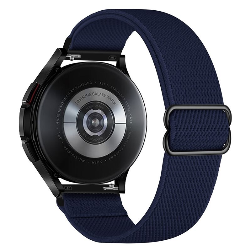 Elastiskt Nylonarmband Garmin Forerunner 165 Blå - Armband i skön och ventilerande nylon