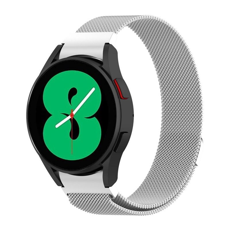 Full Fit Armband Milanese Samsung Galaxy Watch 4 40mm silver - Lyxigt armband i rostfritt stål