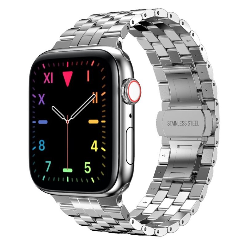 Business Metallarmband Apple Watch 42mm silver - Stilrent och lyxigt armband