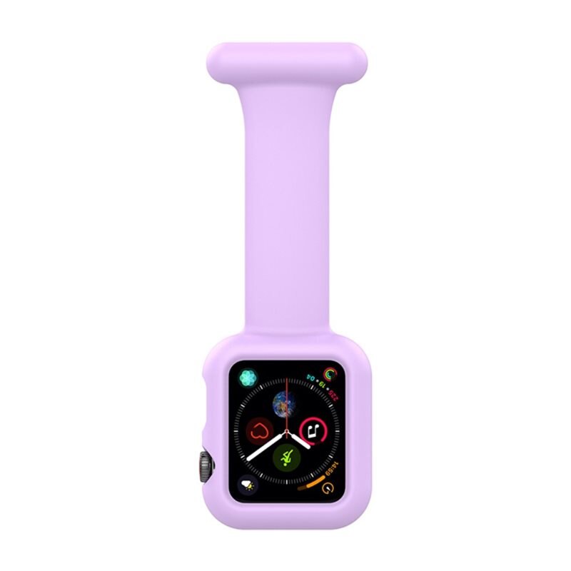 Apple Watch Series 7 41mm skal sjuksköterskeklocka Lila - Alternativ till armband