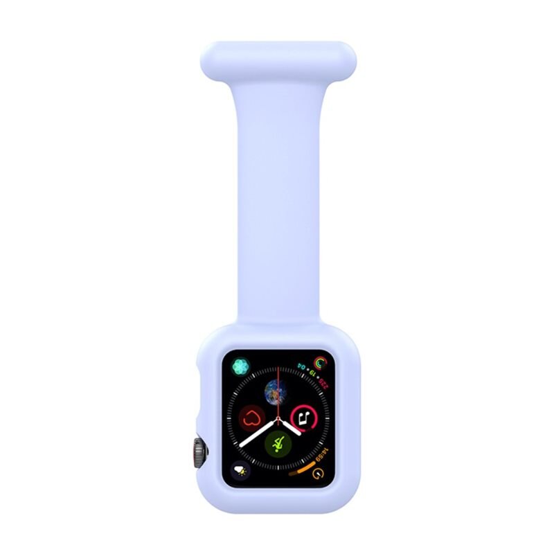 Apple Watch 41mm Series 8 skal sjuksköterskeklocka ljusblå - Alternativ till armband