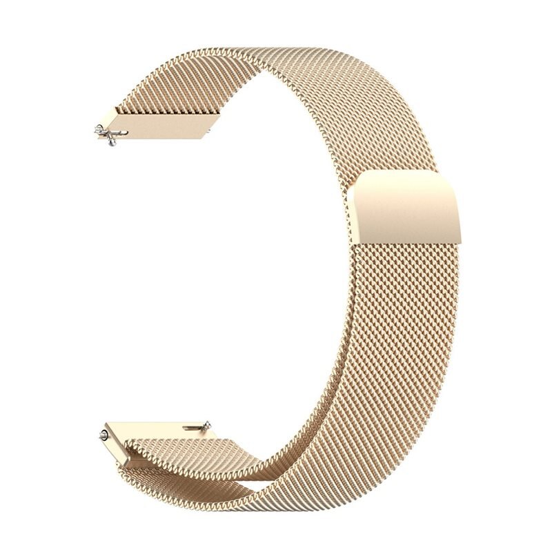 Armband Milanese Garmin Forerunner 165 Champagneguld - Lyxigt armband med magnetisk stängning - Rostfritt stål