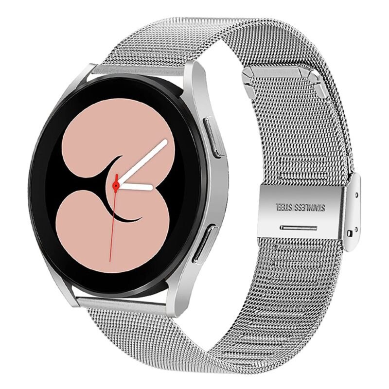 Mesh Bracelet Samsung Galaxy Watch 6 44mm silver - Snyggt armband i lyxig design