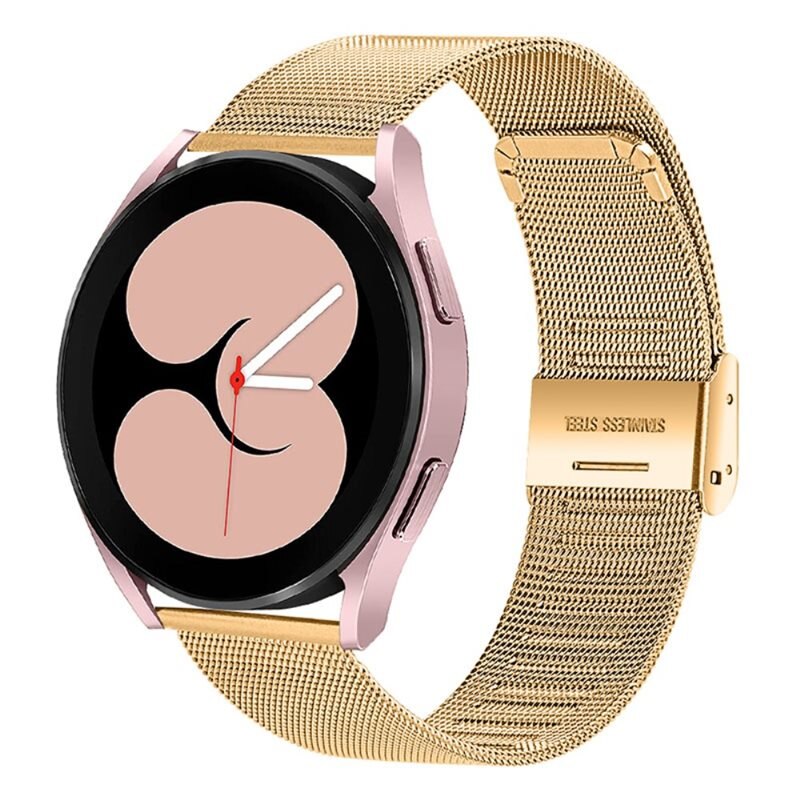 Mesh Bracelet Samsung Galaxy Watch 6 44mm Guld - Snyggt armband i lyxig design