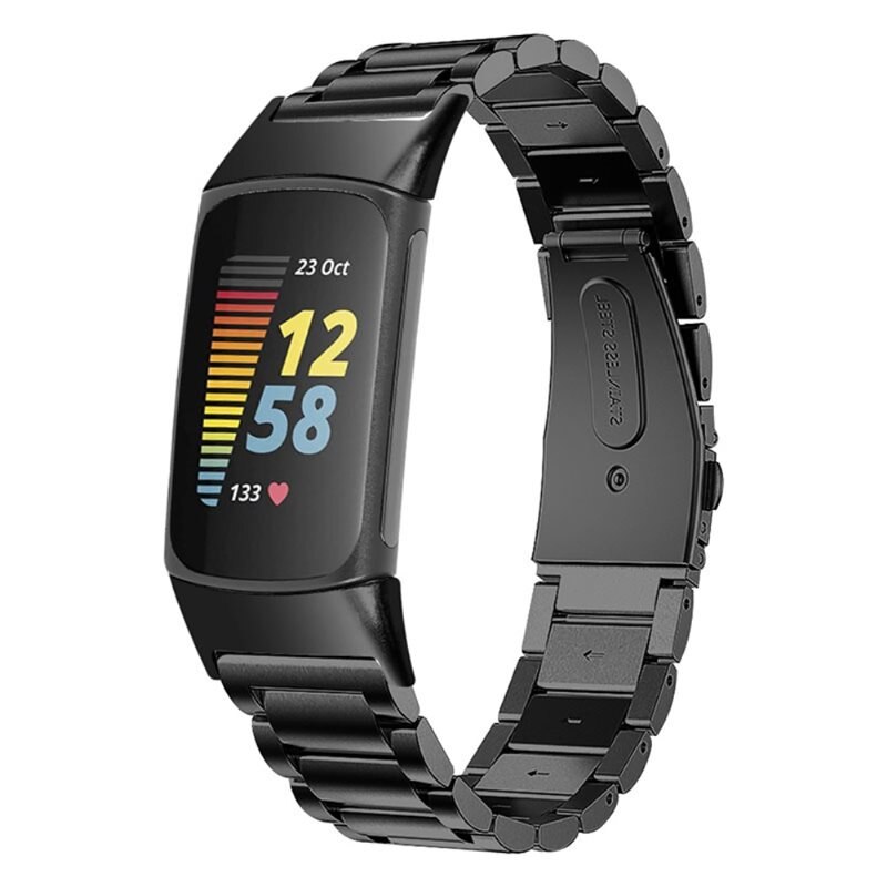Metallarmband Fitbit Charge 6 Svart - Armband i lyxig och stilren design