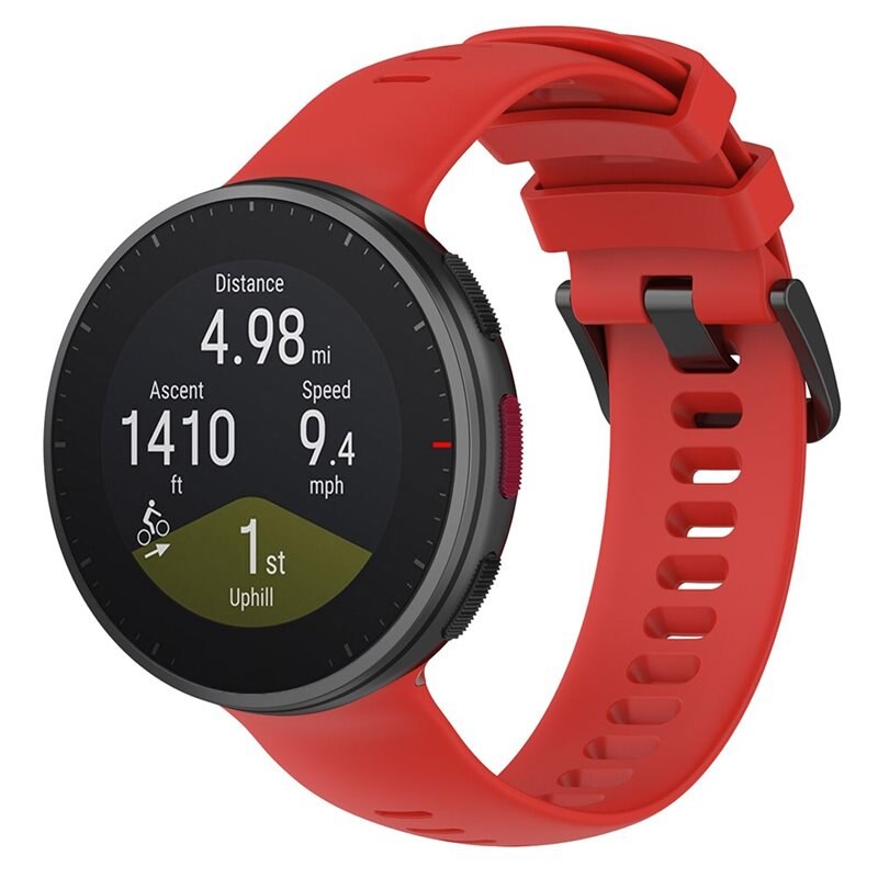 Silikonarmband Polar Vantage V2 Röd - Sportigt armband perfekt för träningen