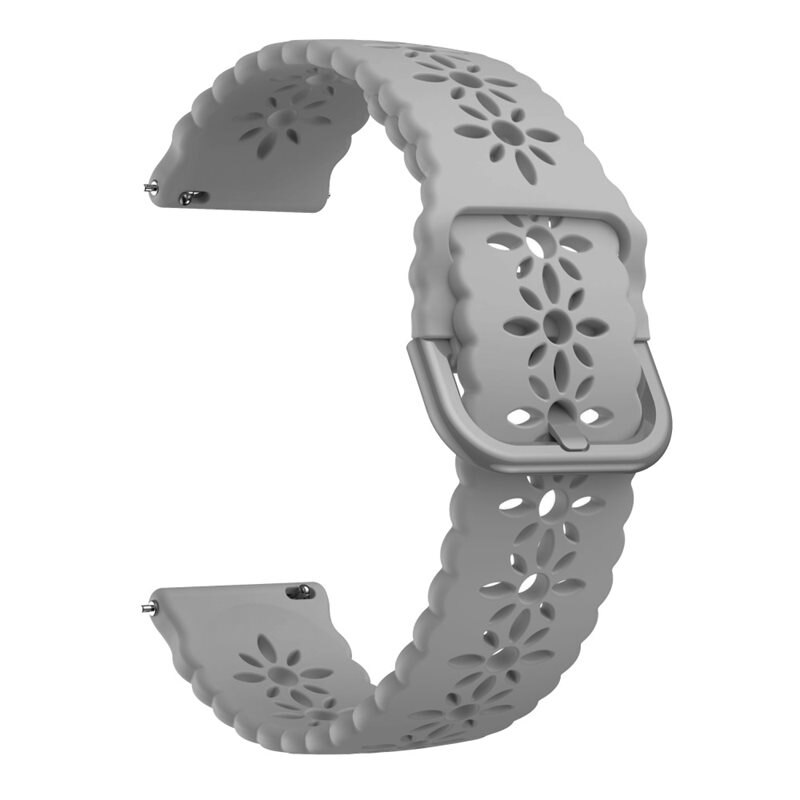 Blossom silikonarmband Samsung Galaxy Watch 6 40mm grå - Snyggt armband