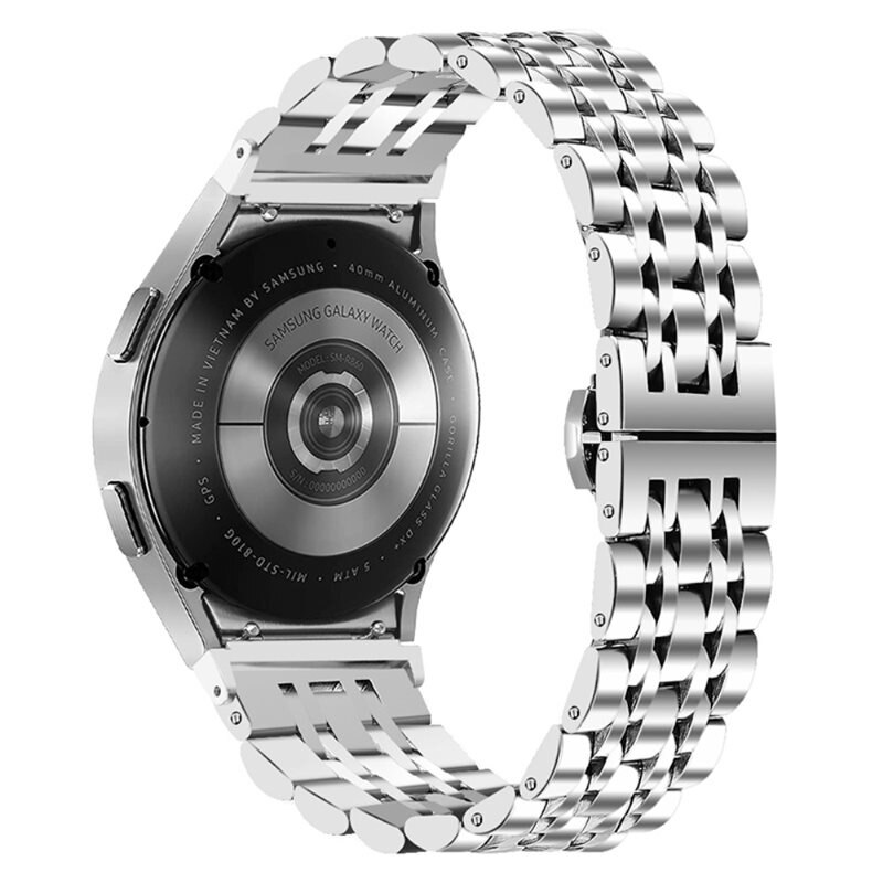 Business Metallarmband Samsung Galaxy Watch 6 Classic 47mm silver - Stilrent och lyxigt armband
