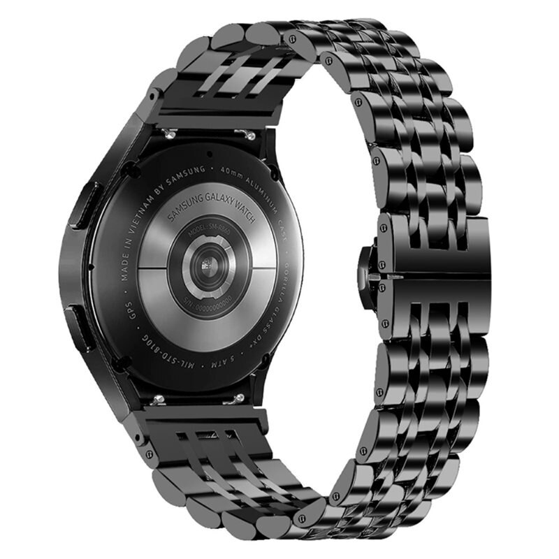 Business Metallarmband Samsung Galaxy Watch 6 44mm svart - Stilrent och lyxigt armband